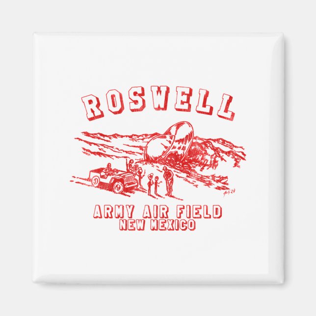 Imán Roswell Army Air Field New Mexico _1  (Frente)