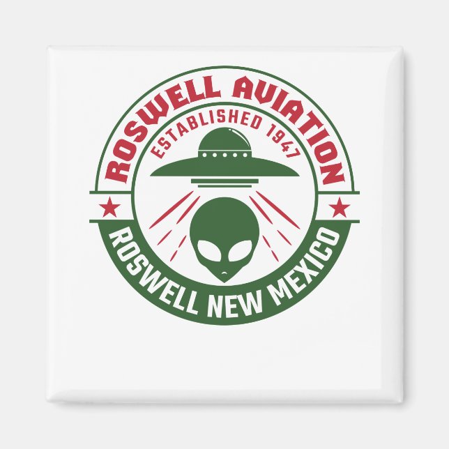 Imán Roswell Aviation Fundada en 1947 (Frente)