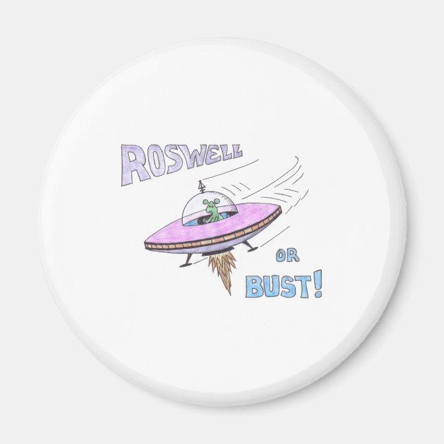 Imán ROSWELL (blanco) (Frente)