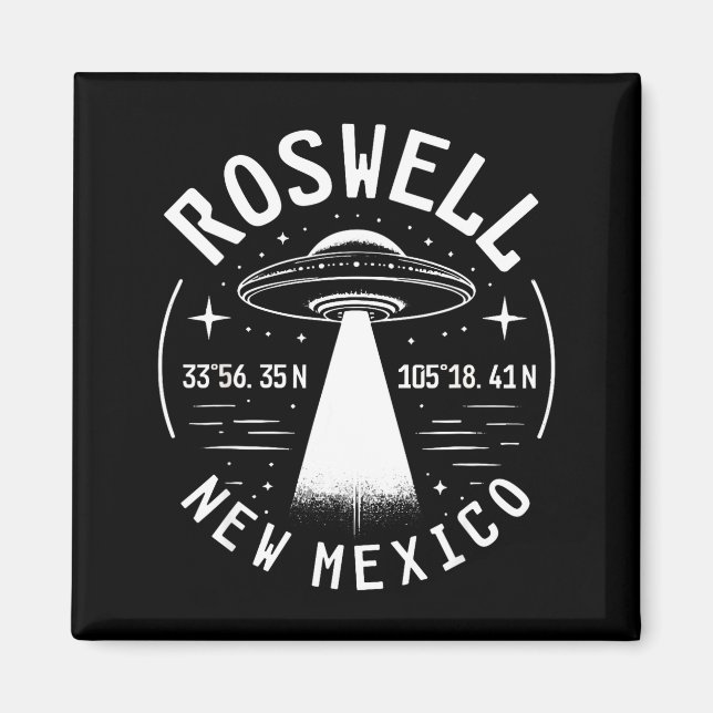 Imán Roswell New Mexico Alien Ufo Area 51  (Frente)
