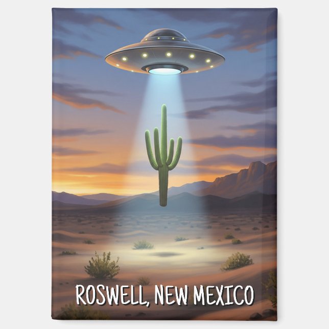 Imán Roswell New Mexico UFO (Anverso)