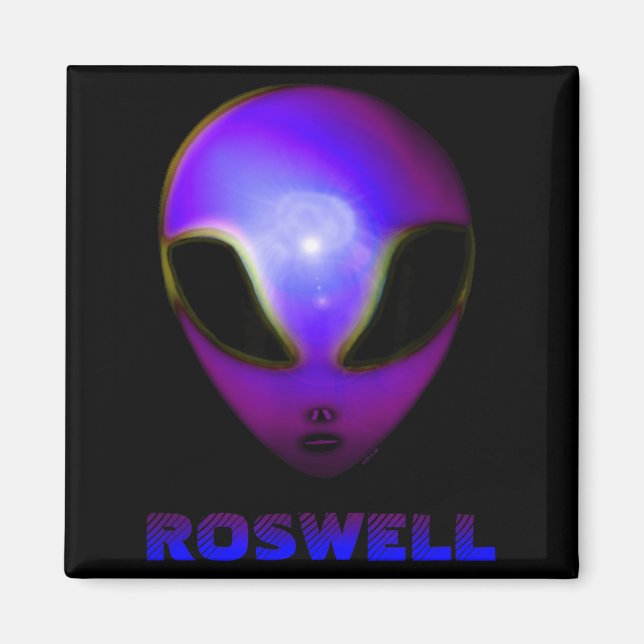 Imán Roswell Nuevo México Alien (Frente)