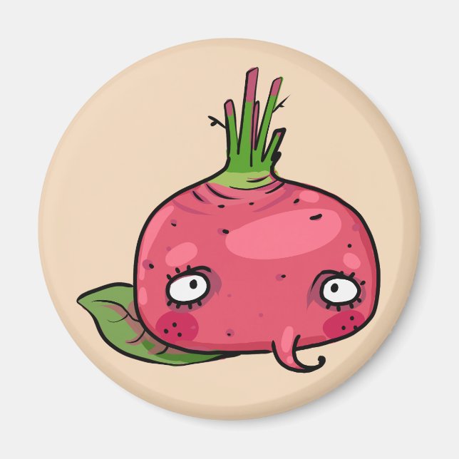 Imán Rote Beete beet (Frente)
