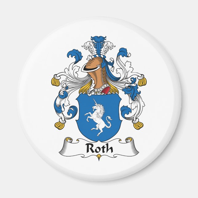 Imán Roth Family Crest (Frente)