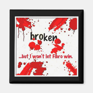Imán roto fibro del logo=