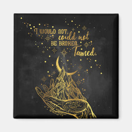 Imán roto, tamizado