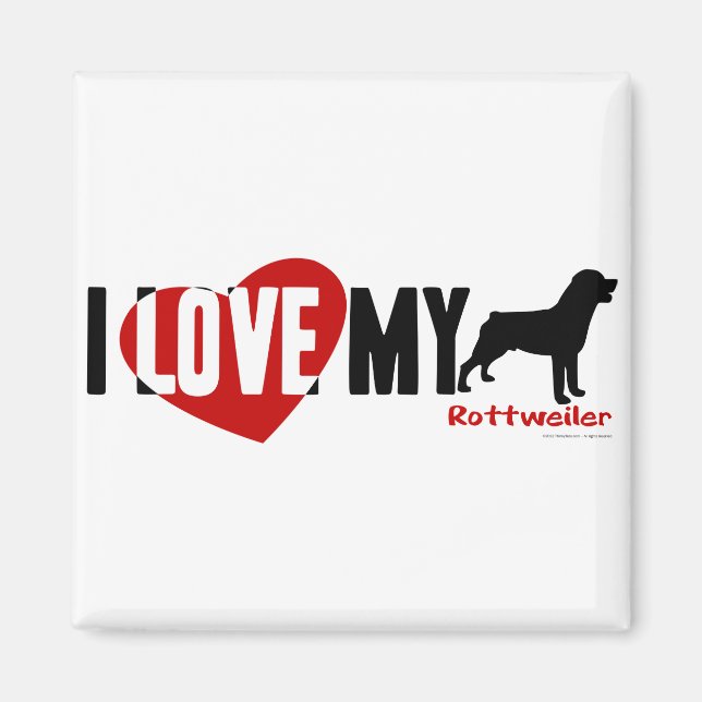 Imán Rottweiler (Frente)