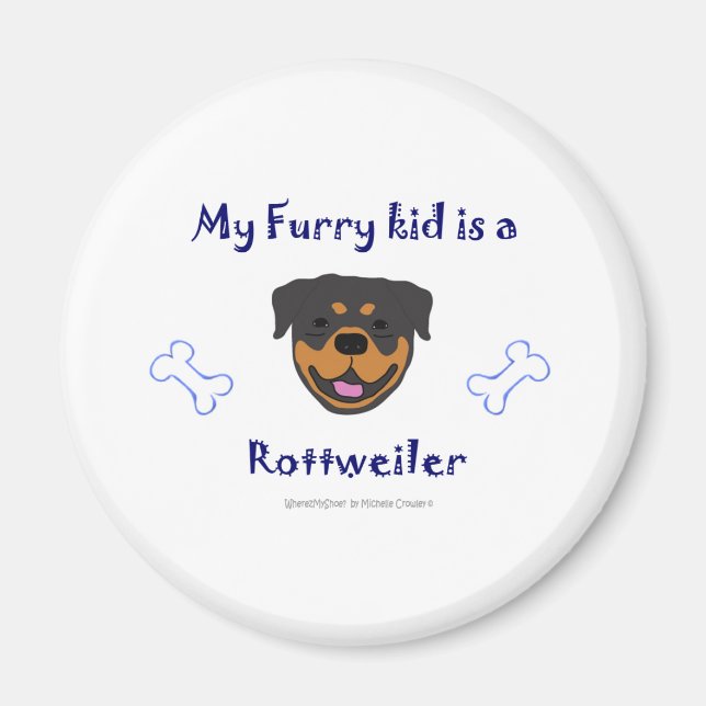Imán Rottweiler (Frente)