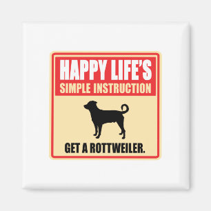 Imán Rottweiler (cola descolada)