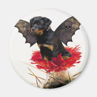 Imán Rottweiler Fairy Dog Magnet