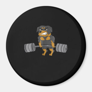 Imán Rottweiler Halterofilia Bodybuilding Dog