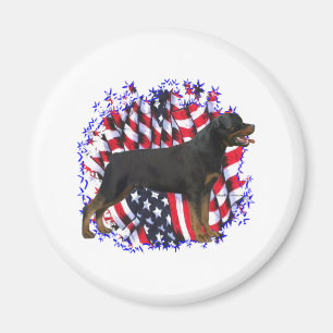 Imán Rottweiler Patriot