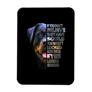 Imán Rottweiler Soul I Love Rotties Dog Lover