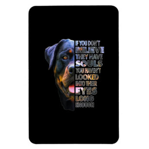 Imán Rottweiler Soul I Love Rotties Dog Lover