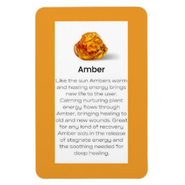 Imán Rótulo Amber Crystal significa Jewelry Gemstone