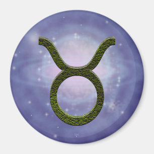 Imán Rótulo Astrológico Taurus Zodiac de color escogido
