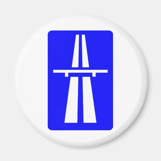 Imán Rótulo Autobahn (Frente)