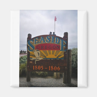 Imán Rótulo costero Oregon Lewis y Clark en playa de pr