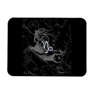 Imán Rótulo cromado como Capricornio Zodiaco en Heveli