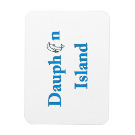 Imán Rótulo Dauphin Island