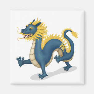 Imán Rótulo de astrología Zodiac Dragon chino