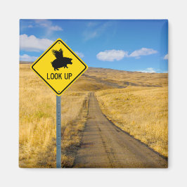 Imán Rótulo de cerdo volador