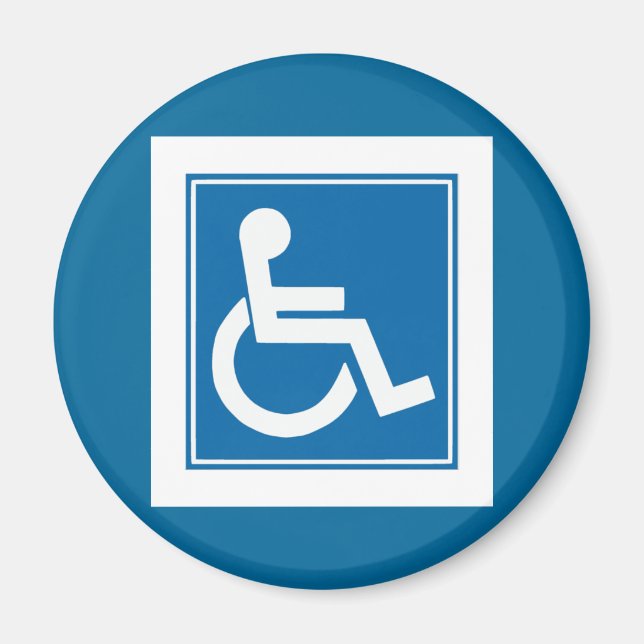 Imán Rótulo de Handicap (Frente)