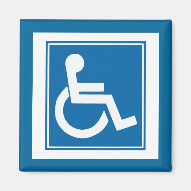 Imán Rótulo de Handicap (Frente)