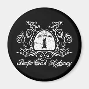 Imán Rótulo de la carretera de PCH