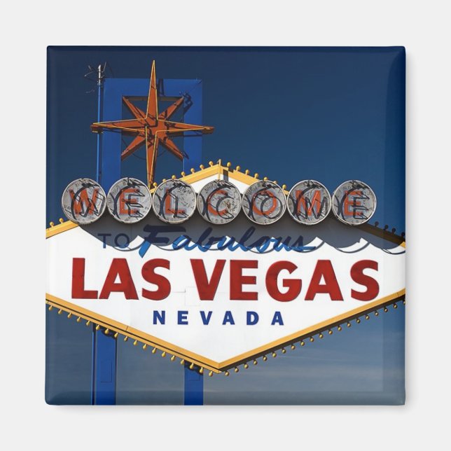 Imán Rótulo de Las Vegas (Frente)