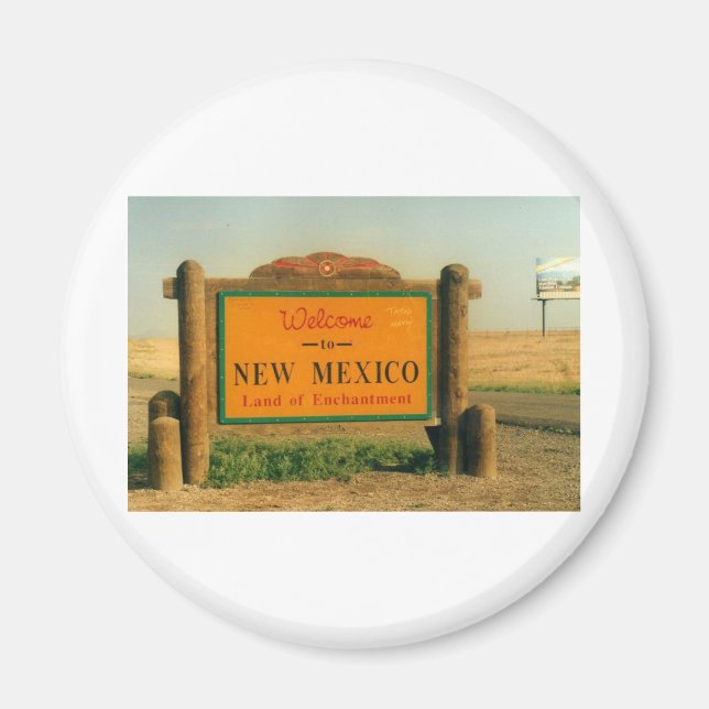 Imán Rótulo de Nuevo México (Frente)