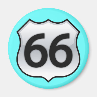 IMÁN RÓTULO DE RUTA 66