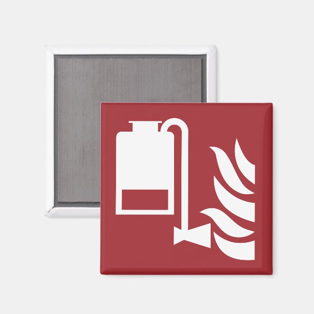 Imán Rótulo de seguridad de la unidad del aplicador de  (Anverso/Reverso)