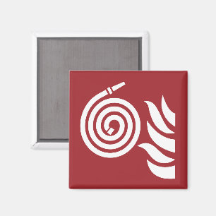 Imán Rótulo de seguridad de mangueras de incendios