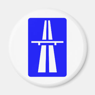Imán Rótulo del Autobahn