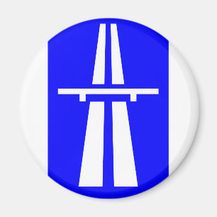 Imán Rótulo del Autobahn