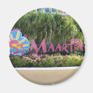 Imán Rótulo del St. Maarten