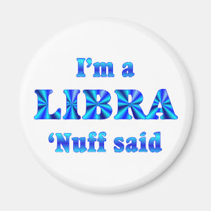 Imán Rótulo del zodiaco del libra