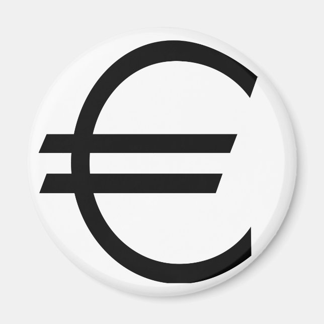 Imán Rótulo Euro (Frente)