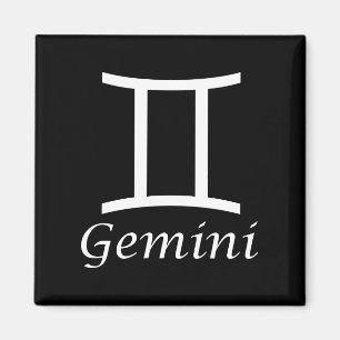 Imán Rótulo "Gemini" Zodiac