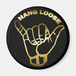 IMÁN RÓTULO GOLD HANG LOOSE
