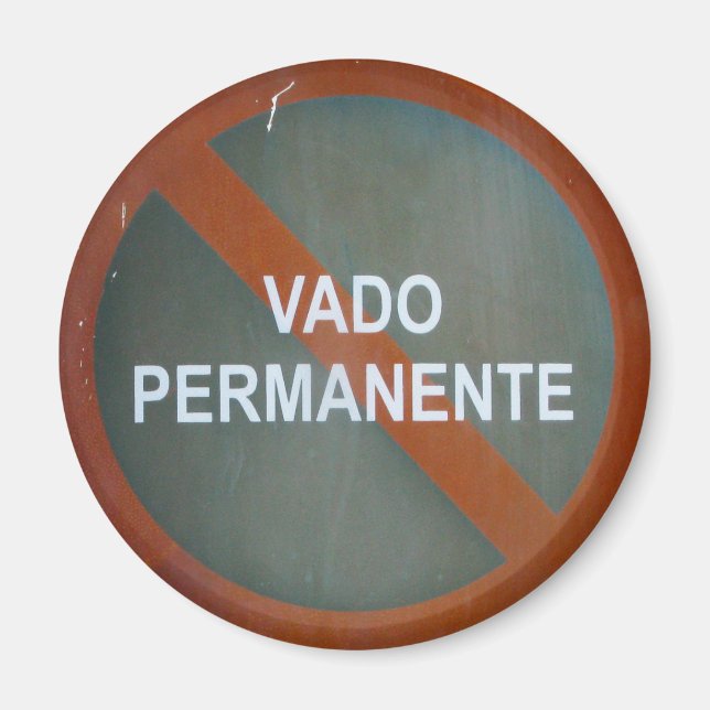 Imán Rótulo Grungy Street (Frente)