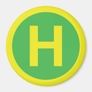 Imán Rótulo Helipad