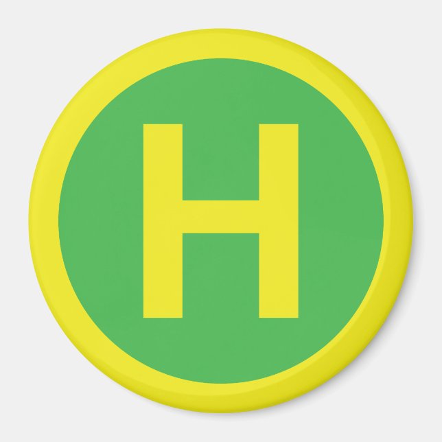 Imán Rótulo Helipad (Frente)