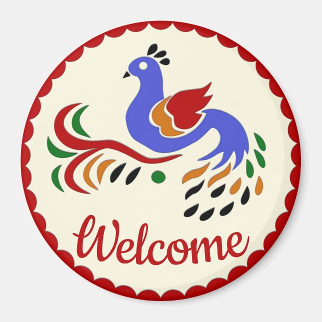 Imán Rótulo hexagonal neerlandés Pennsylvania , añádase (Frente)