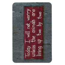 Rótulo "Hoy no me preocuparé"