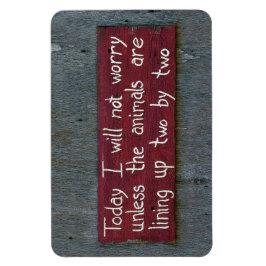 Imán Rótulo "Hoy no me preocuparé"