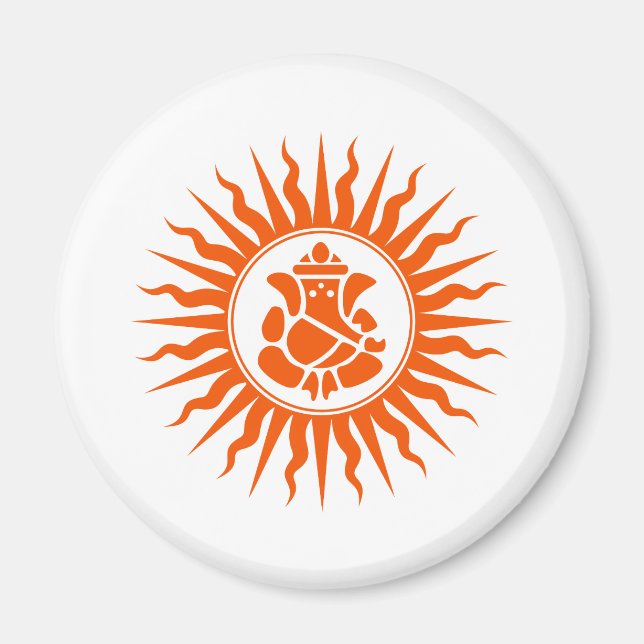 Imán Rótulo Lord Ganesha (Frente)