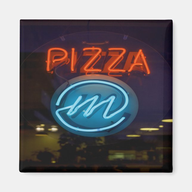 Imán Rótulo Pizza Neon (Frente)