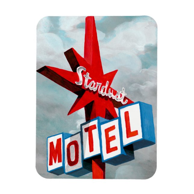 Imán Rótulo Stardust Motel (Vertical)